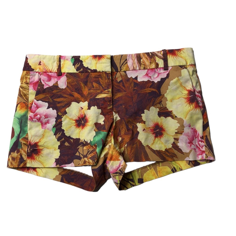 J. Crew Low Rise Stretch Floral Print Shorts